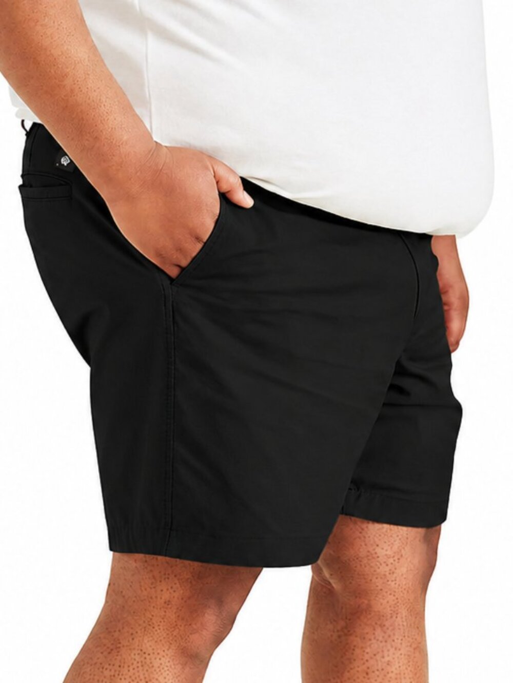 Dockers Short 56” Waist 9”Inseam Black Big & Tall Flex Chino Short